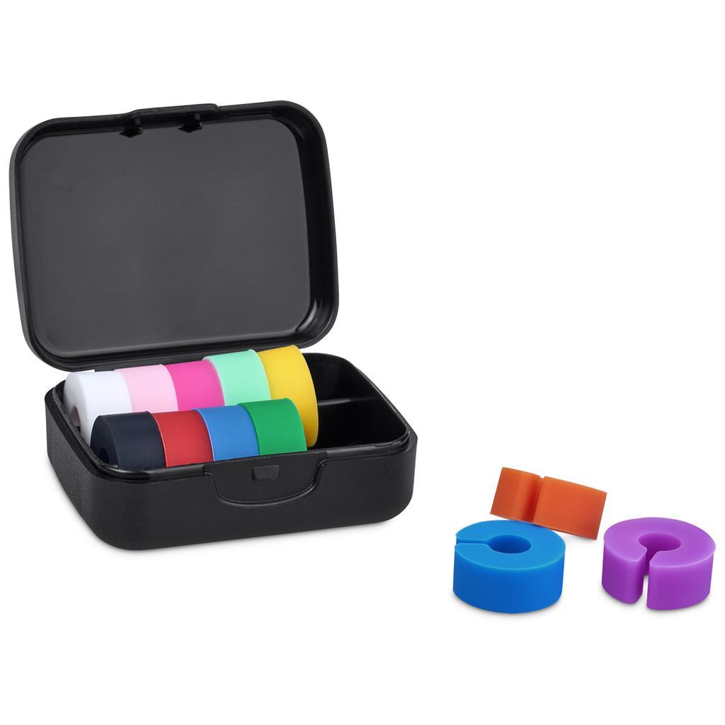 Altitude Clink Wine Glass Marker Rings Set — view 6