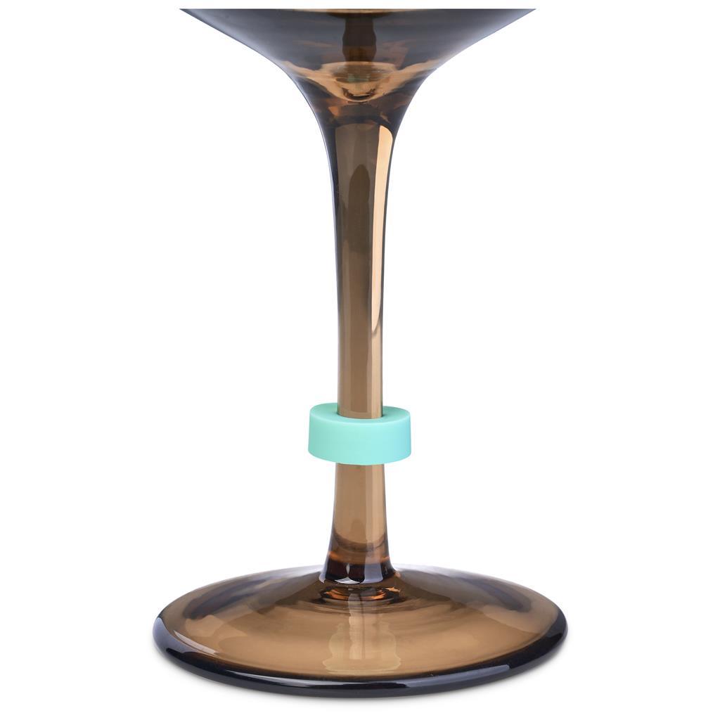 Altitude Clink Wine Glass Marker Rings Set — view 4