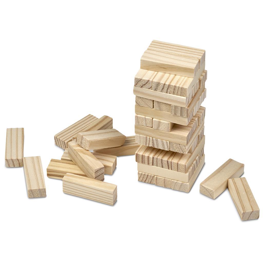 Altitude Tumble Wooden Block Tower Game — view 4
