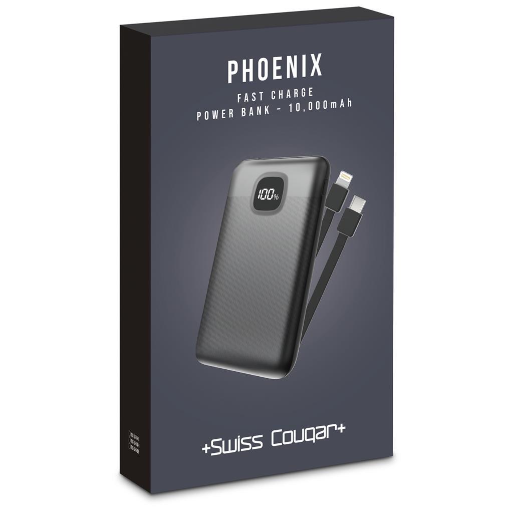 Swiss Cougar Phoenix Fast Charge 22.5W Power Bank - 10,000mAh — view 4
