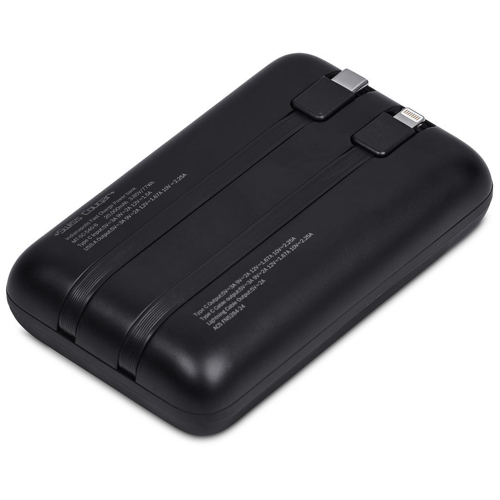 Swiss Cougar Indianapolis Fast Charge 22.5W Power Bank -20,000mAh — view 8