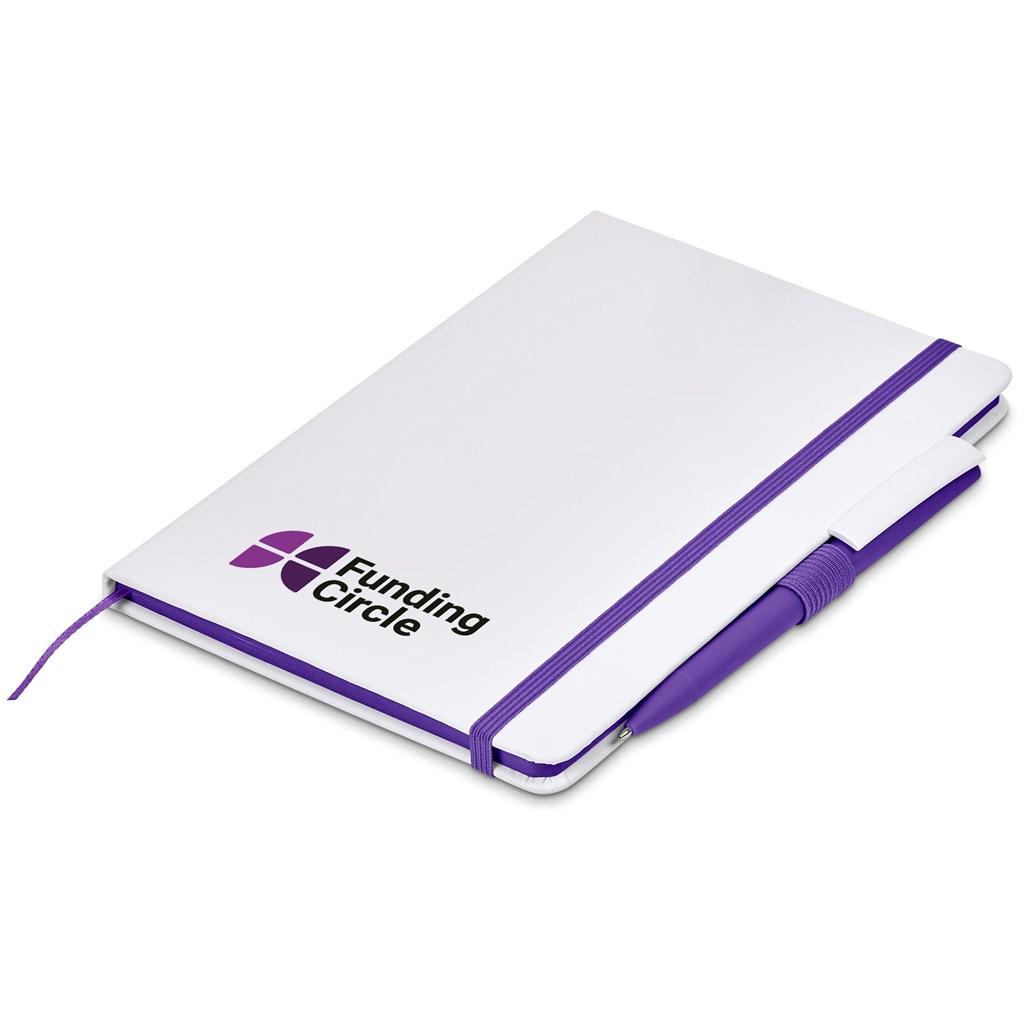 Altitude Tundra A5 Hard Cover Notebook - Purple — view 5