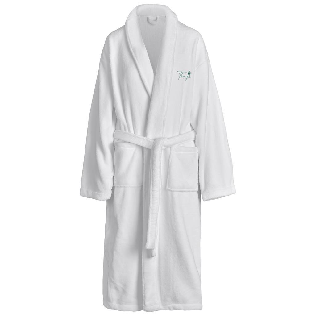 Serendipio Langham Ladies Coral Fleece Bathrobe — view 9