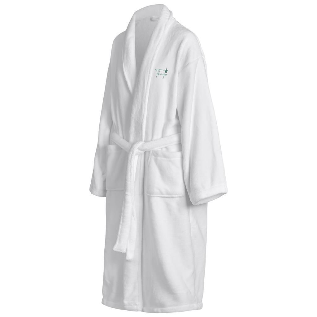 Serendipio Langham Ladies Coral Fleece Bathrobe — view 11