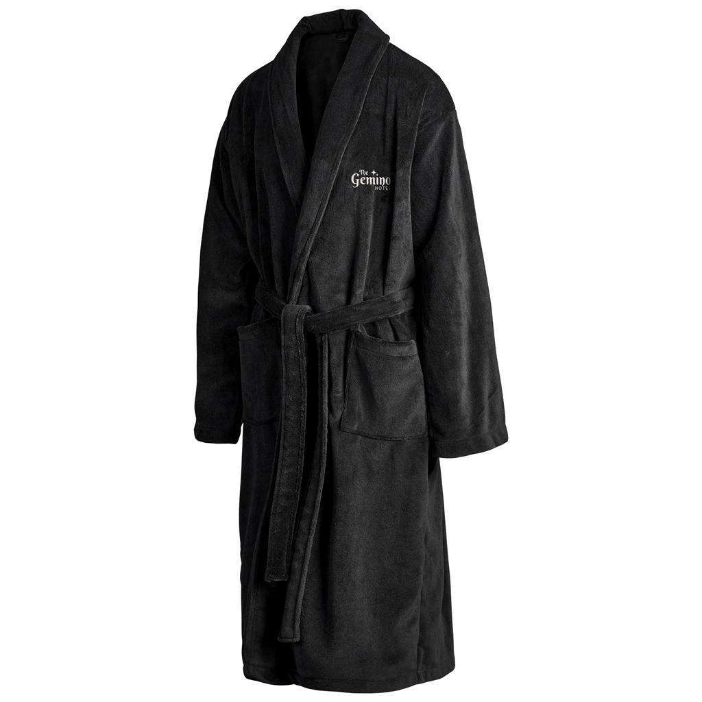 Serendipio Langham Mens Coral Fleece Bathrobe — view 10