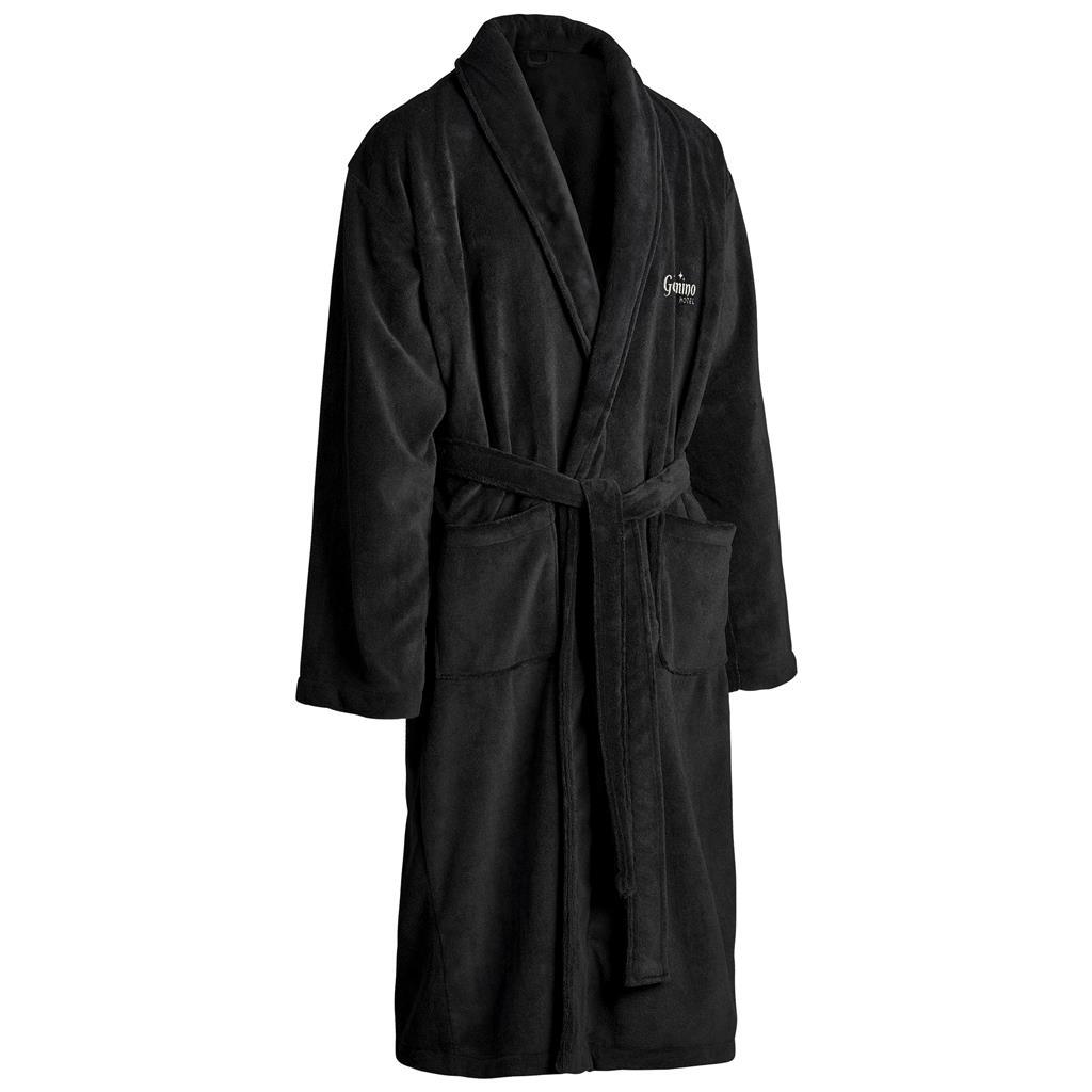 Serendipio Langham Mens Coral Fleece Bathrobe — view 9