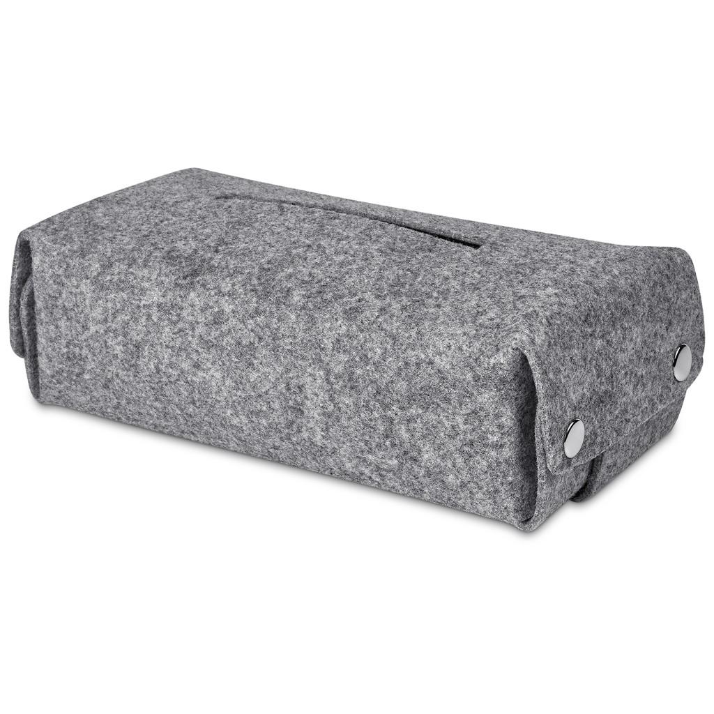 Hoppla Revive RPET Felt Tissue Box Cover — view 3