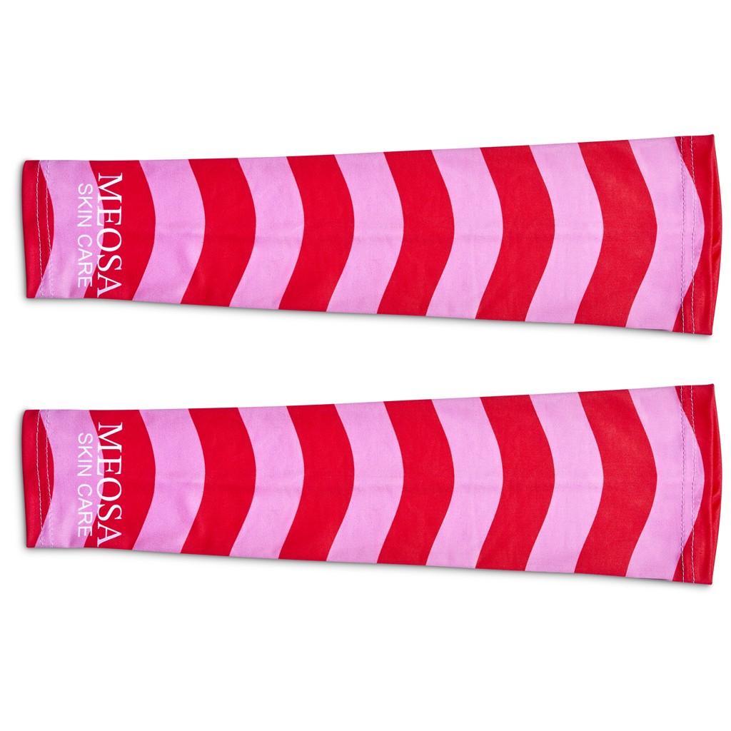 Pre-Printed Sample Hoppla Armax Small Polyester Arm Sleeves — view 3