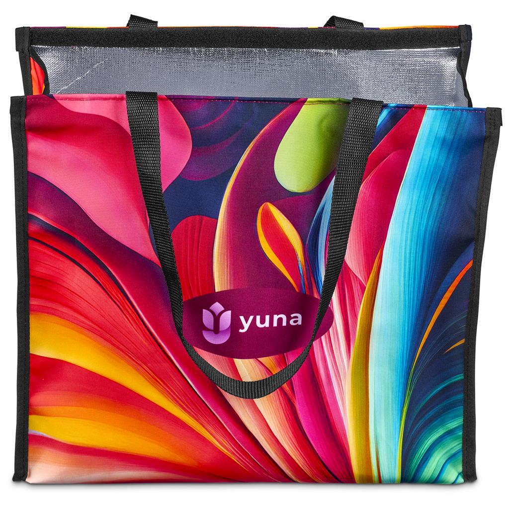 Pre-Printed Sample Hoppla Iceland Large Polyester Tote Cooler Bag — view 2