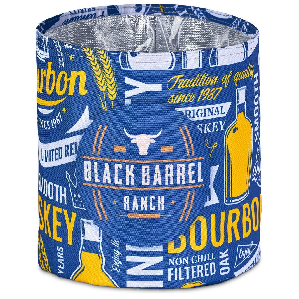 Pre-Printed Sample Hoppla Coldford Polyester Collapsible Ice Bucket