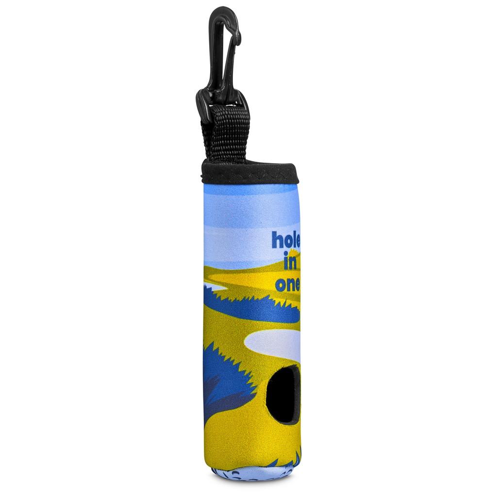 SPre-Printed Sample Hoppla Albatross Neoprene Golf Ball Pouch — view 5