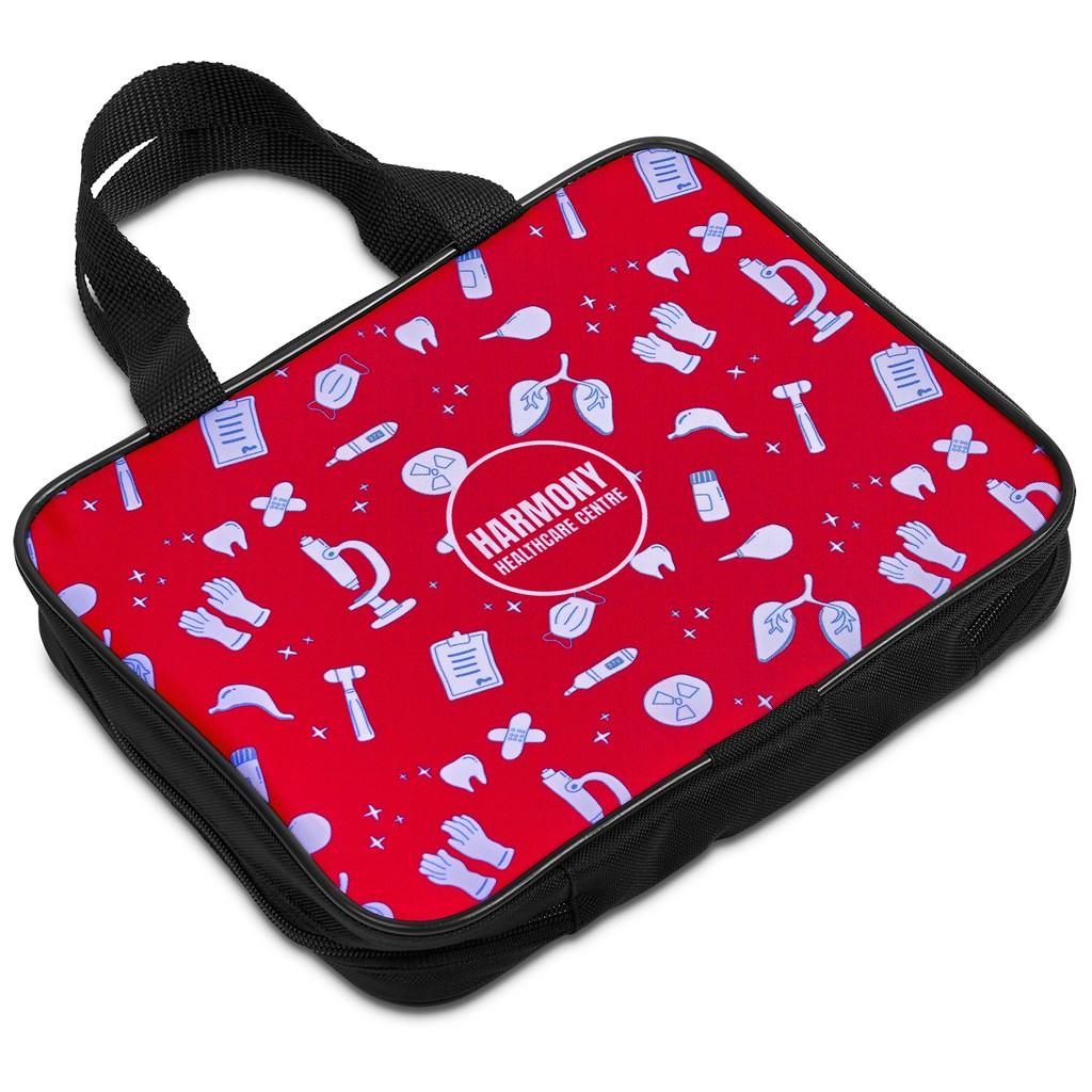 Pre-Printed Sample Hoppla Hero Polyester First Aid Carry Bag — view 7