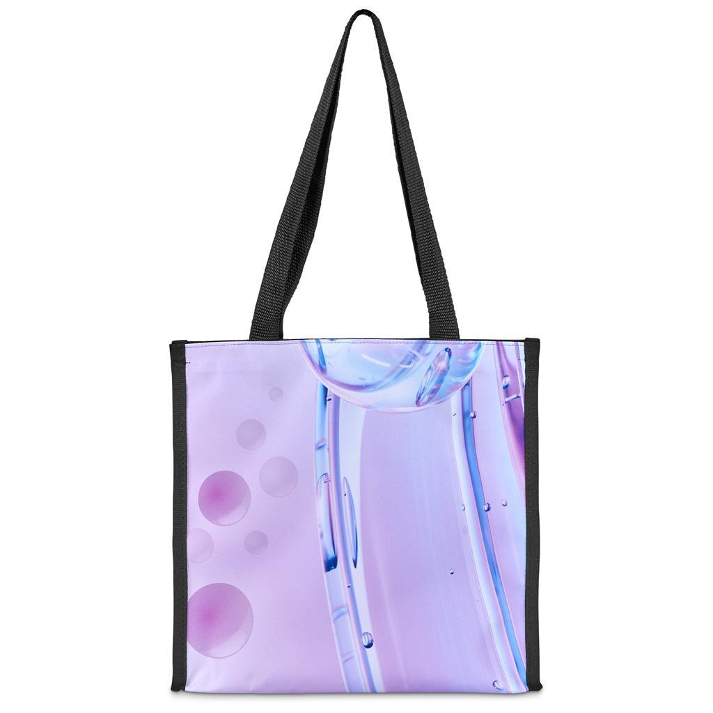 Pre-Printed Sample Hoppla Novaya Small Polyester Tote Cooler Bag — view 5