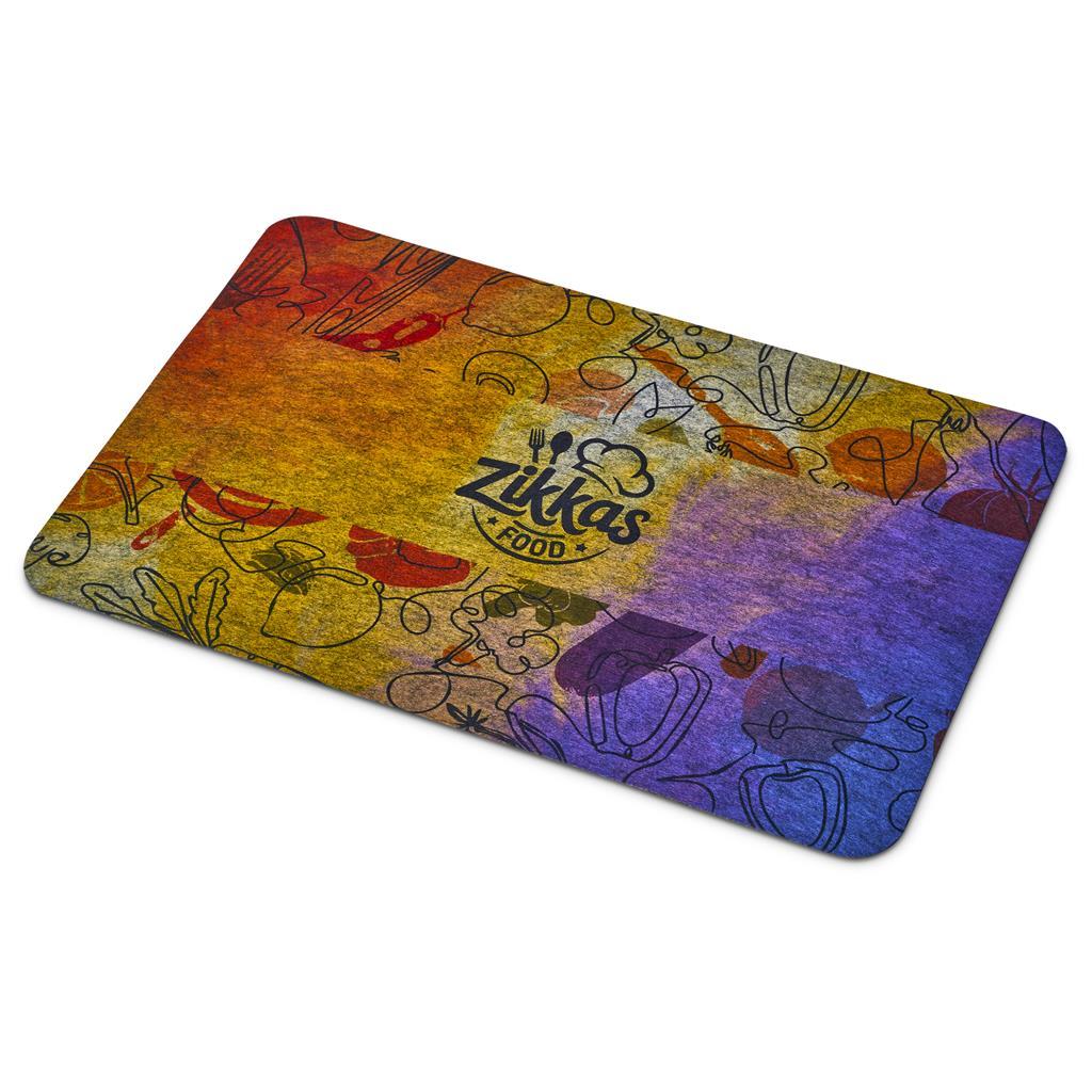 Pre-Production Sample Hoppla Savour RPET Felt Placemat — view 6