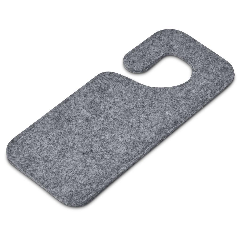 Pre-Production Sample Hoppla Hangit RPET Felt Door Hanger — view 2