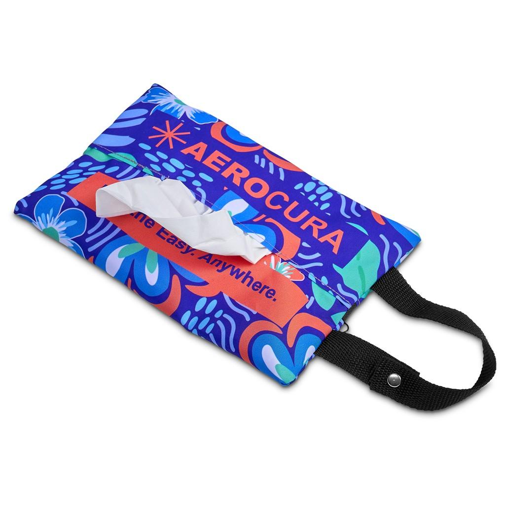 Pre-Production Sample Hoppla Hanki Polyester Travel Tissue Pouch — view 8