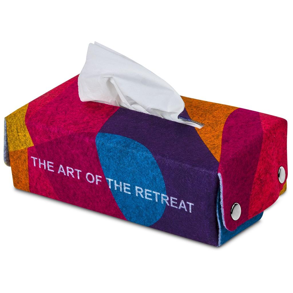 Pre-Production Sample Hoppla Revive RPET Felt Tissue Box Cover — view 4
