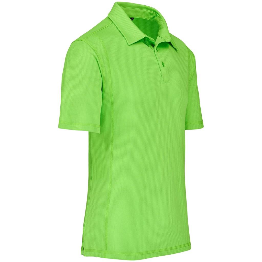 Mens Hydro Golf Shirt - Lime — view 3