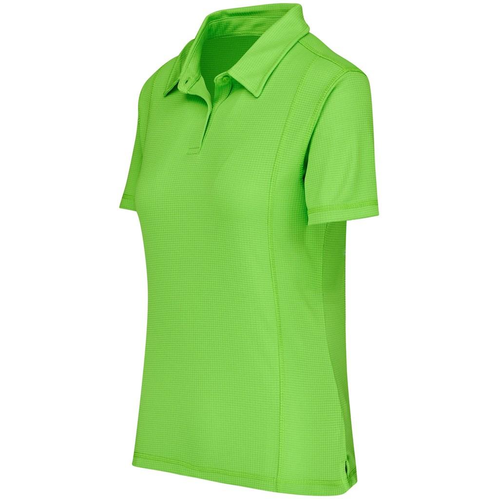 Ladies Hydro Golf Shirt - Lime — view 3