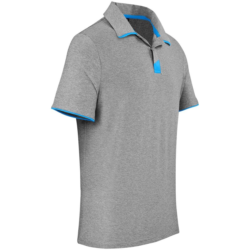 Mens Cypress Golf Shirt - Grey — view 3