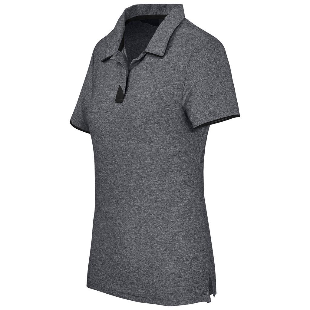 Ladies Cypress Golf Shirt - Charcoal — view 3