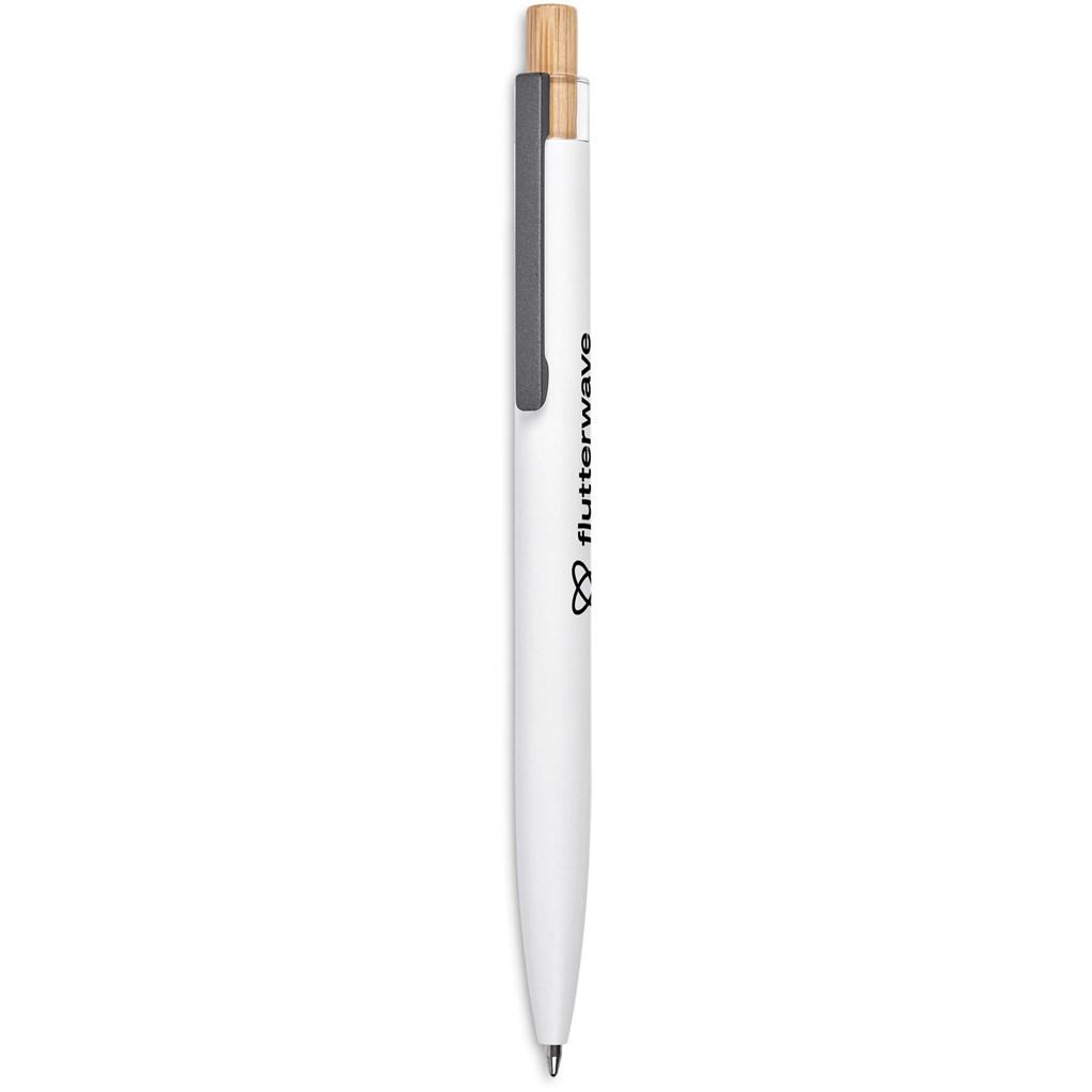 Okiyo Mimo Recycled Aluminium Ball Pen - Solid White — view 7