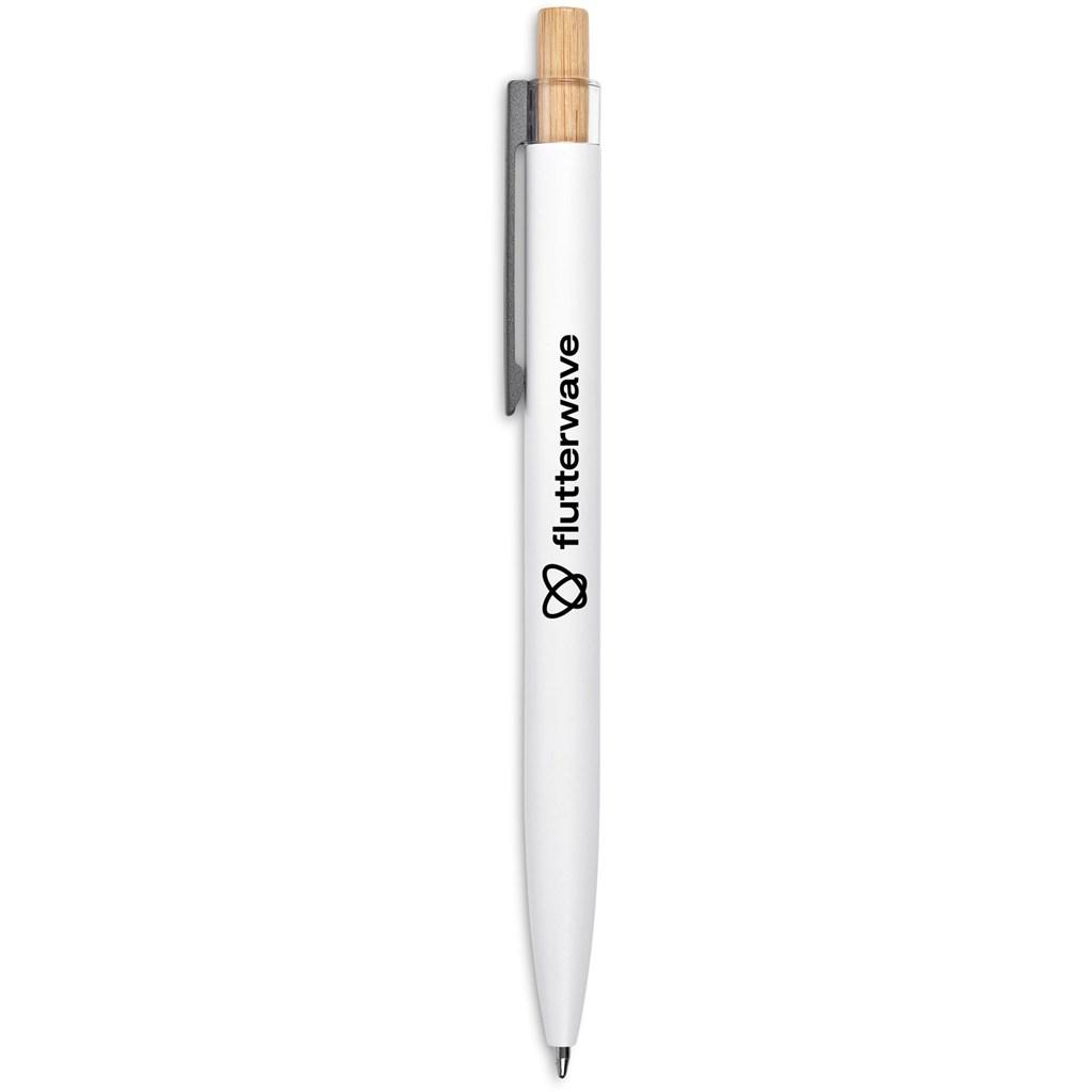 Okiyo Mimo Recycled Aluminium Ball Pen - Solid White — view 6