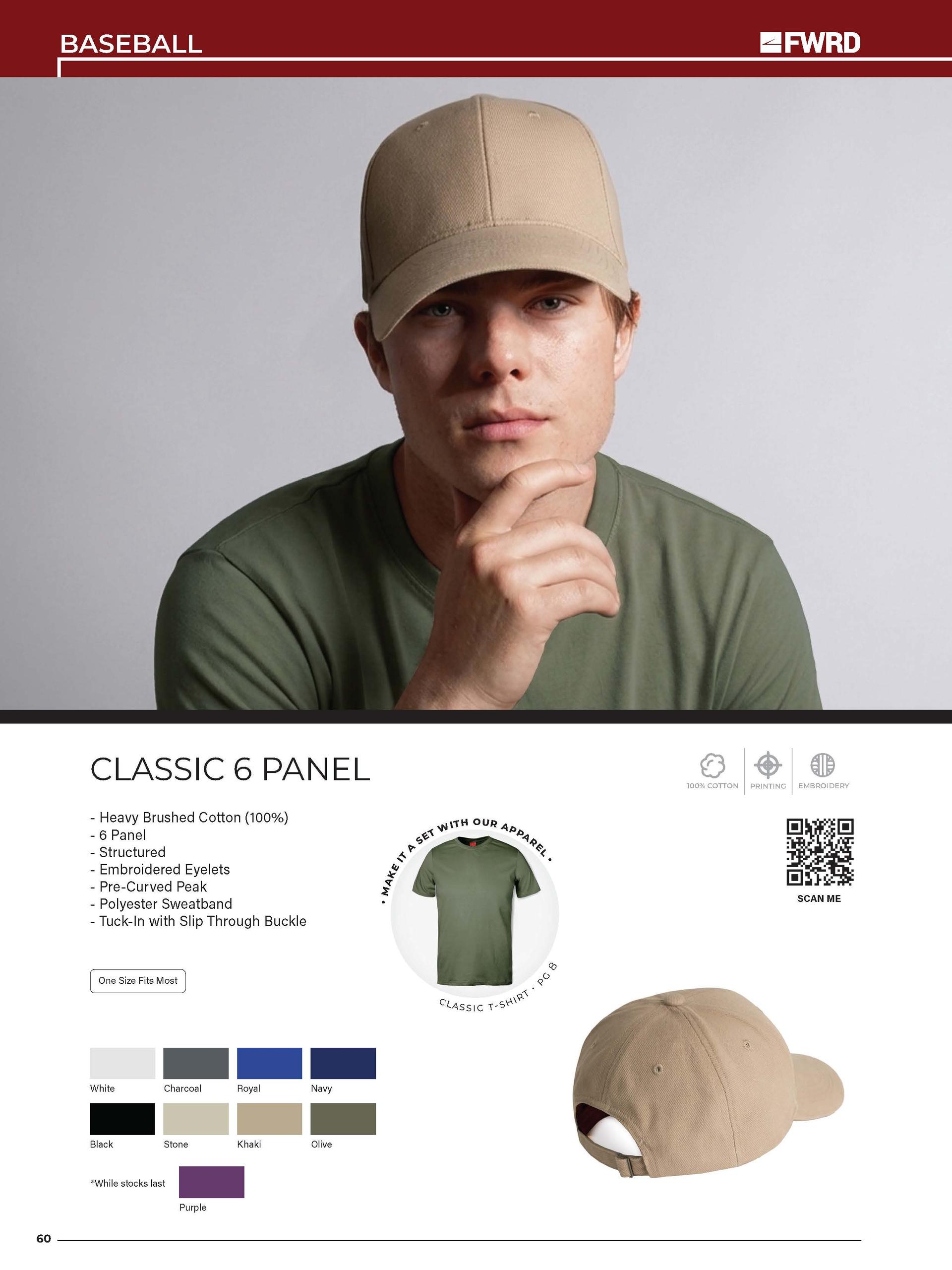 Classic 6 Panel Cap — view 2