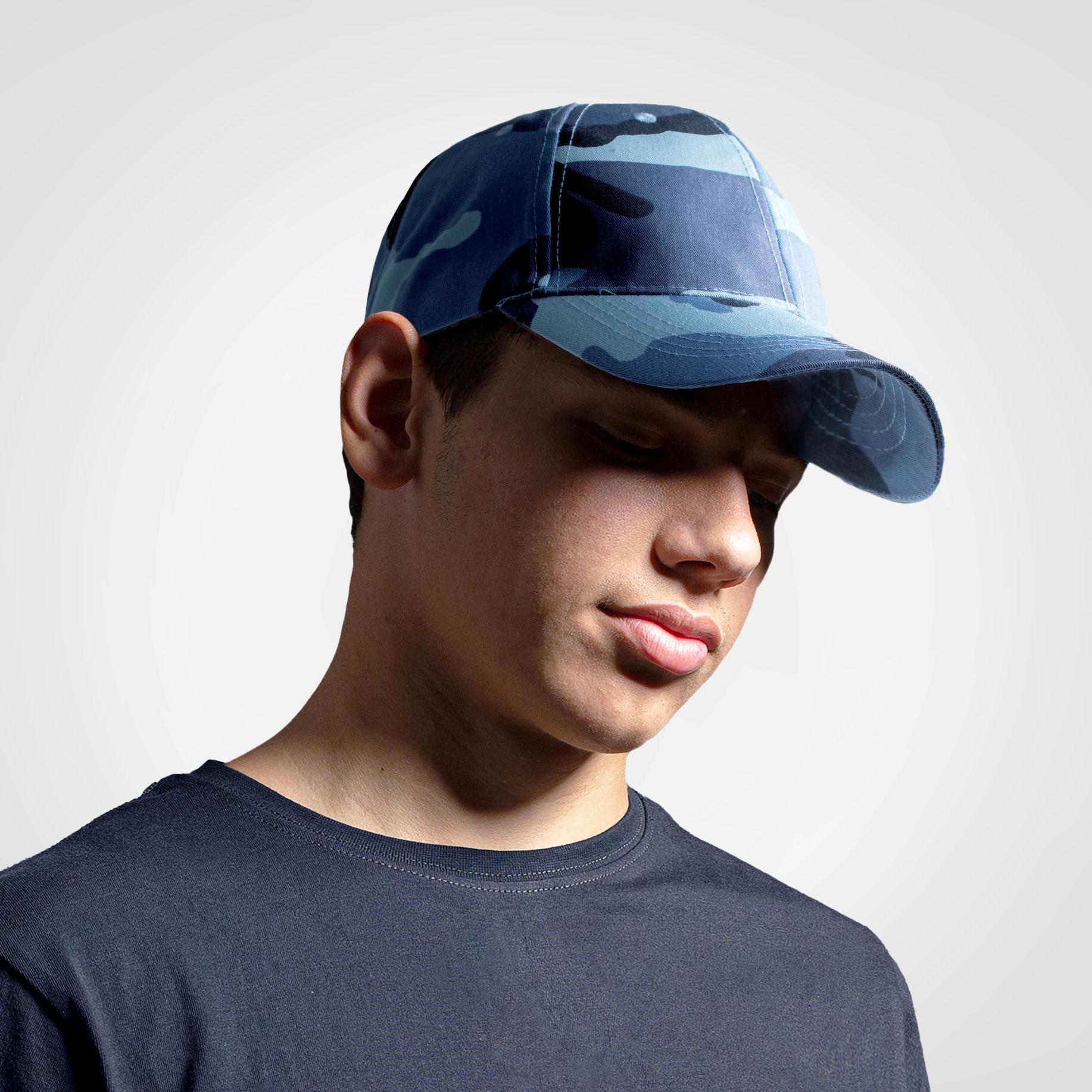 Basic 6 Panel Camo Cap
