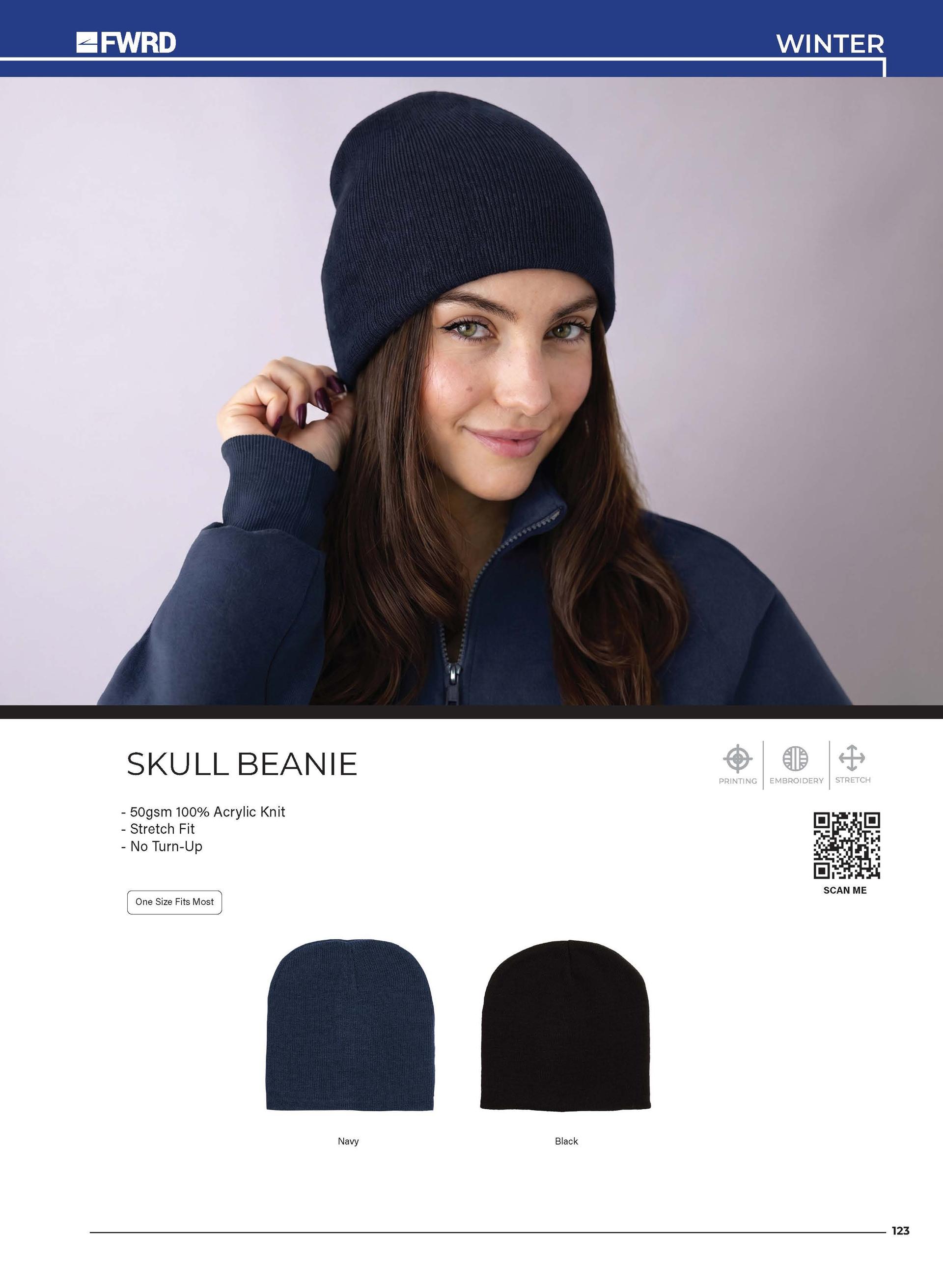 Skull Beanie — view 2