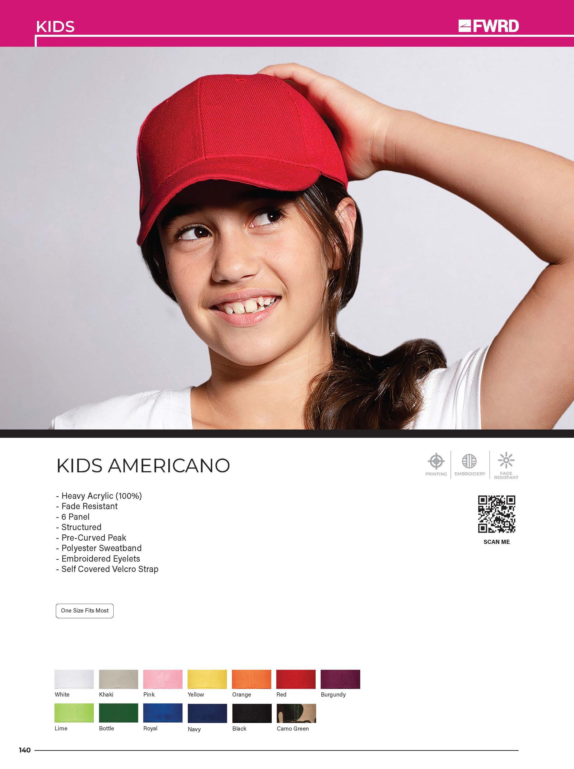 Kids Americano Cap — view 2