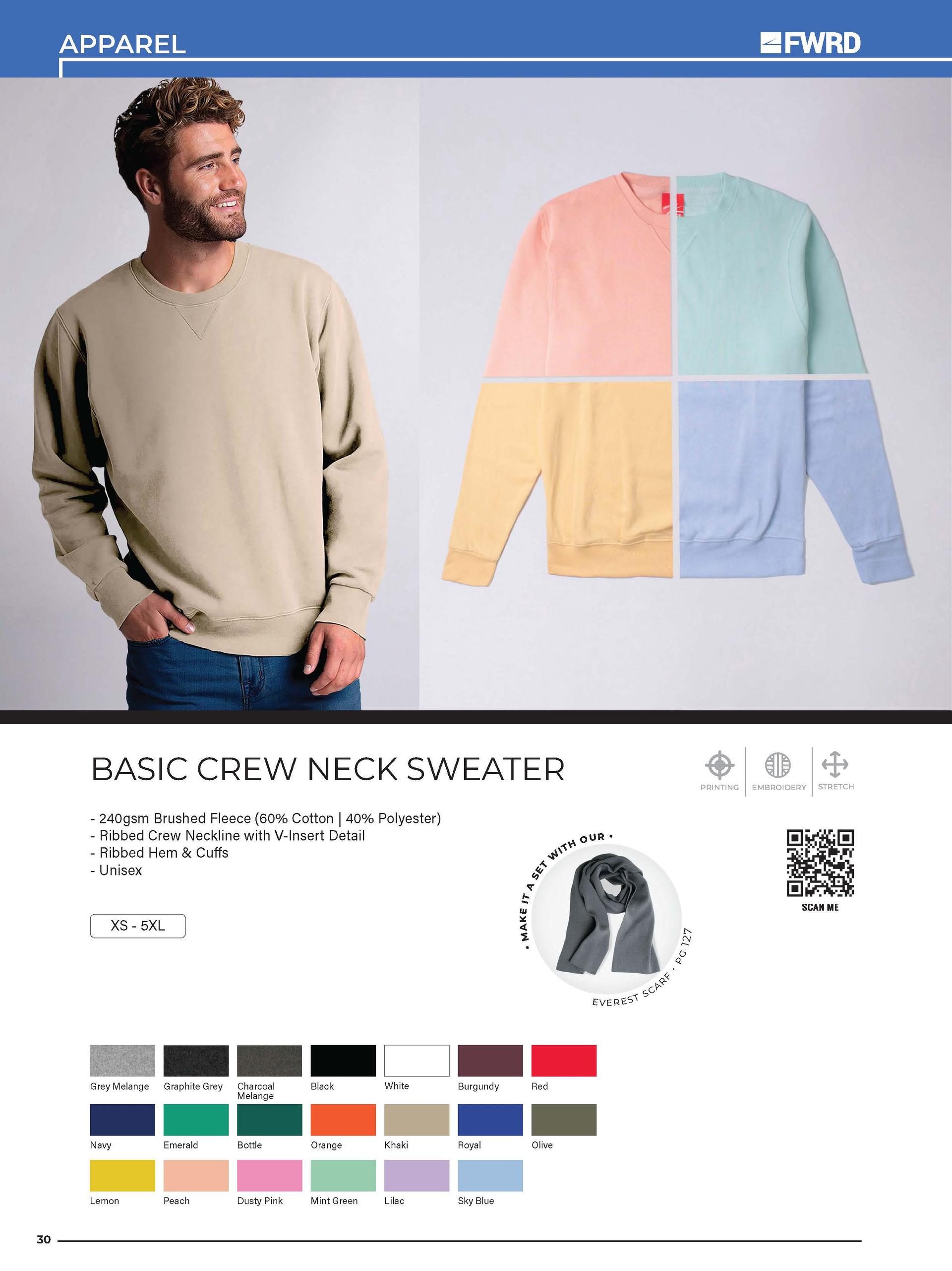 Basic Crew Neck Sweater — view 2