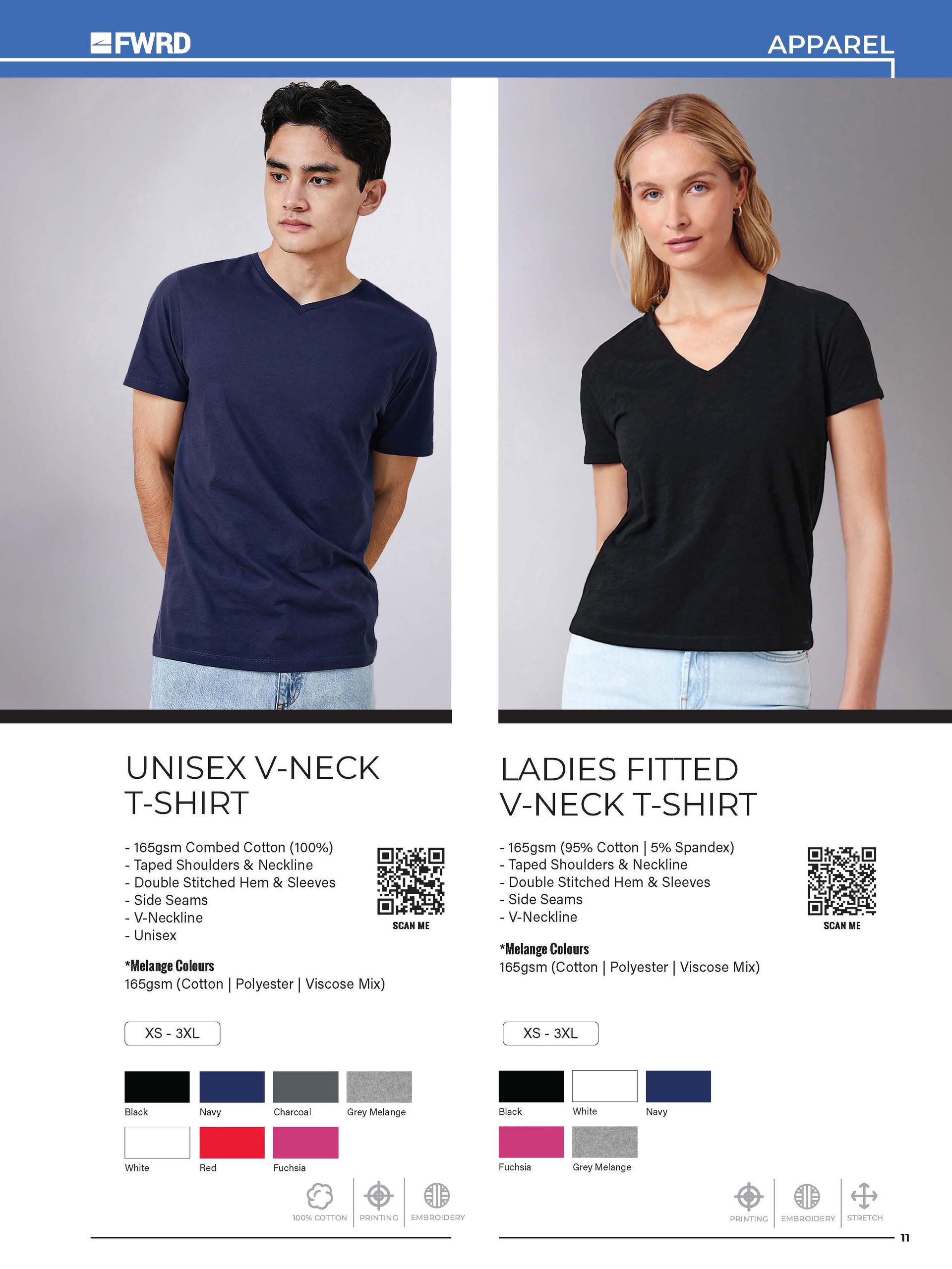 Unisex V-Neck T-Shirt — view 2