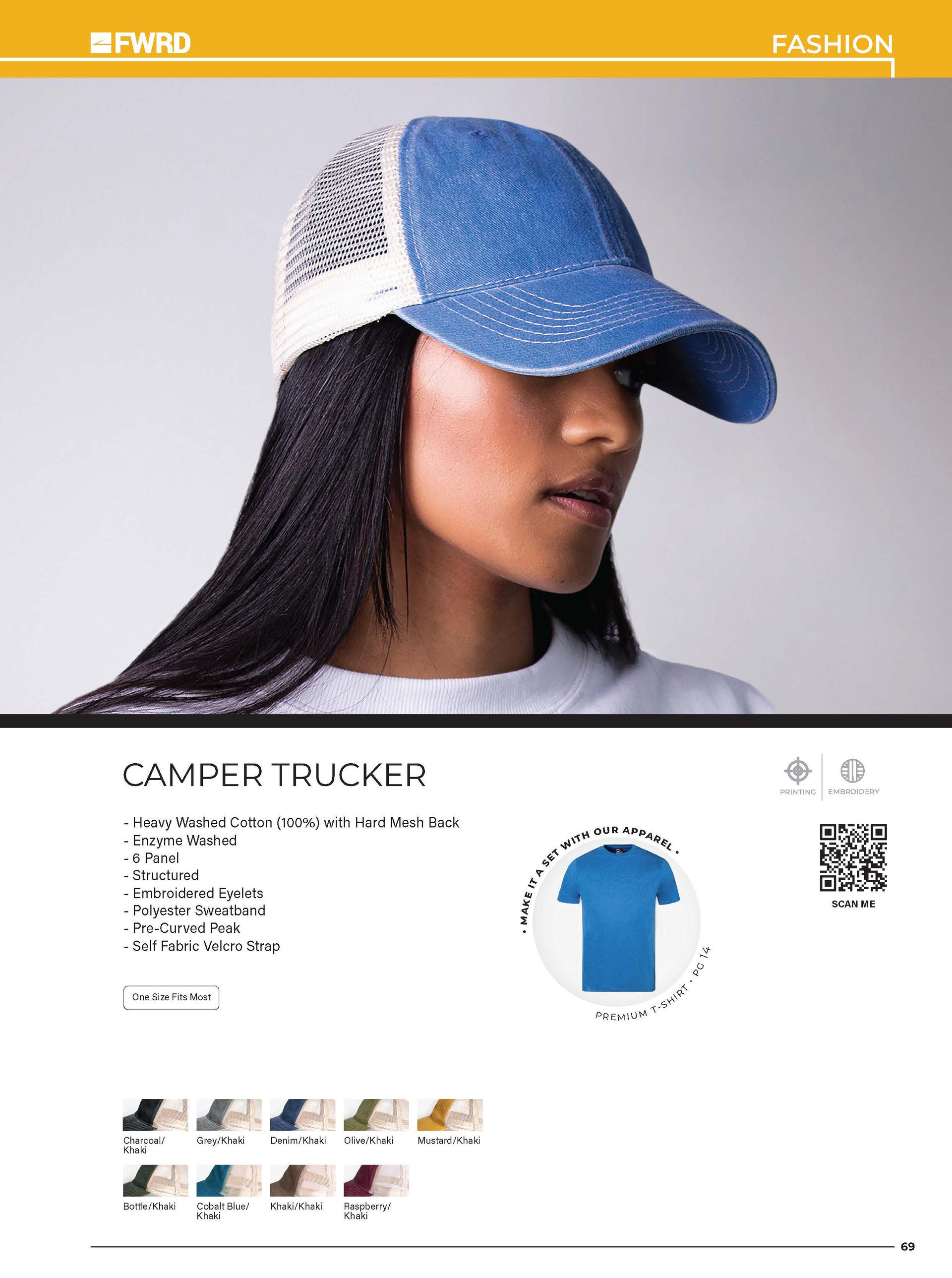 Camper Trucker Cap — view 2