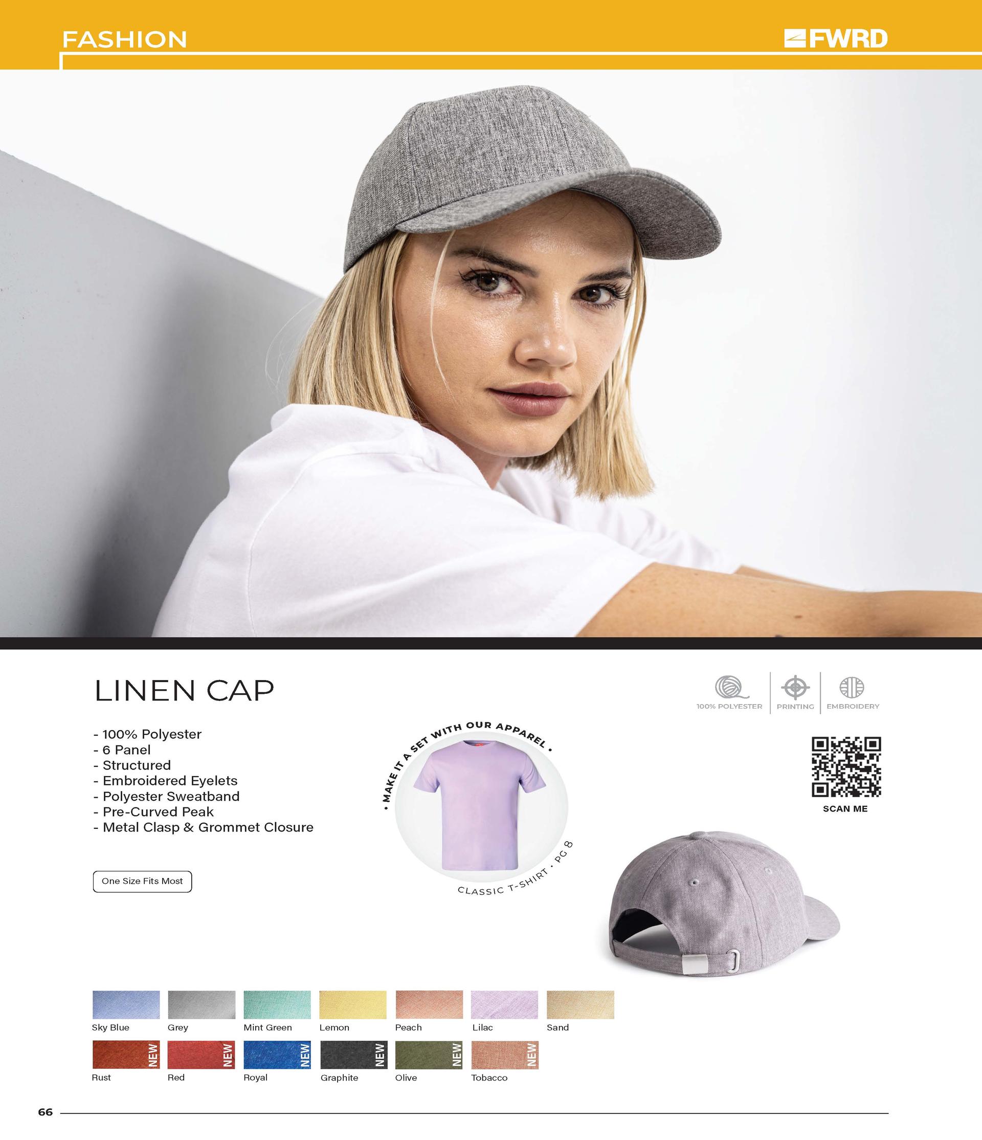 Linen Cap — view 2