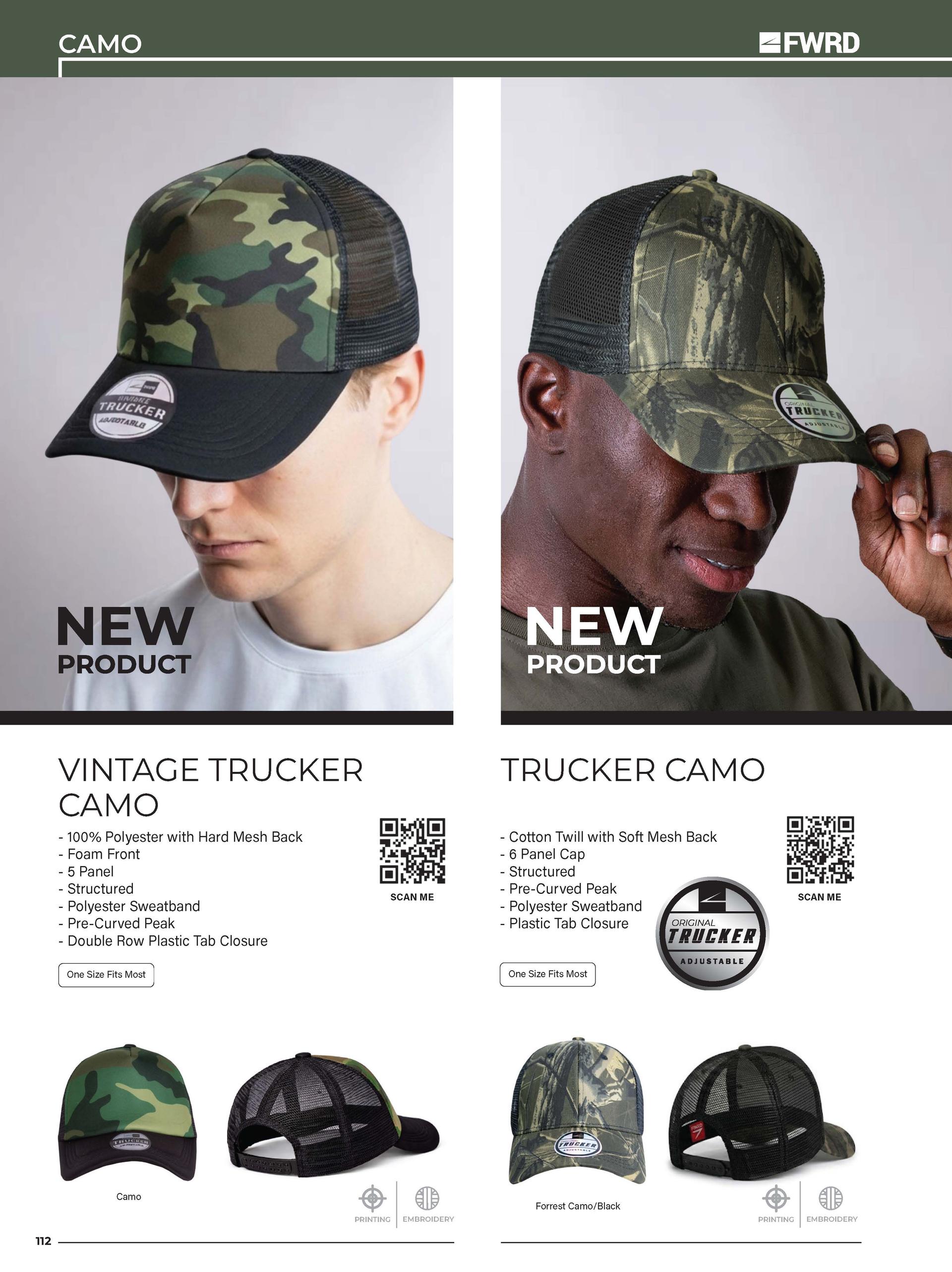 Trucker Camo Cap — view 2