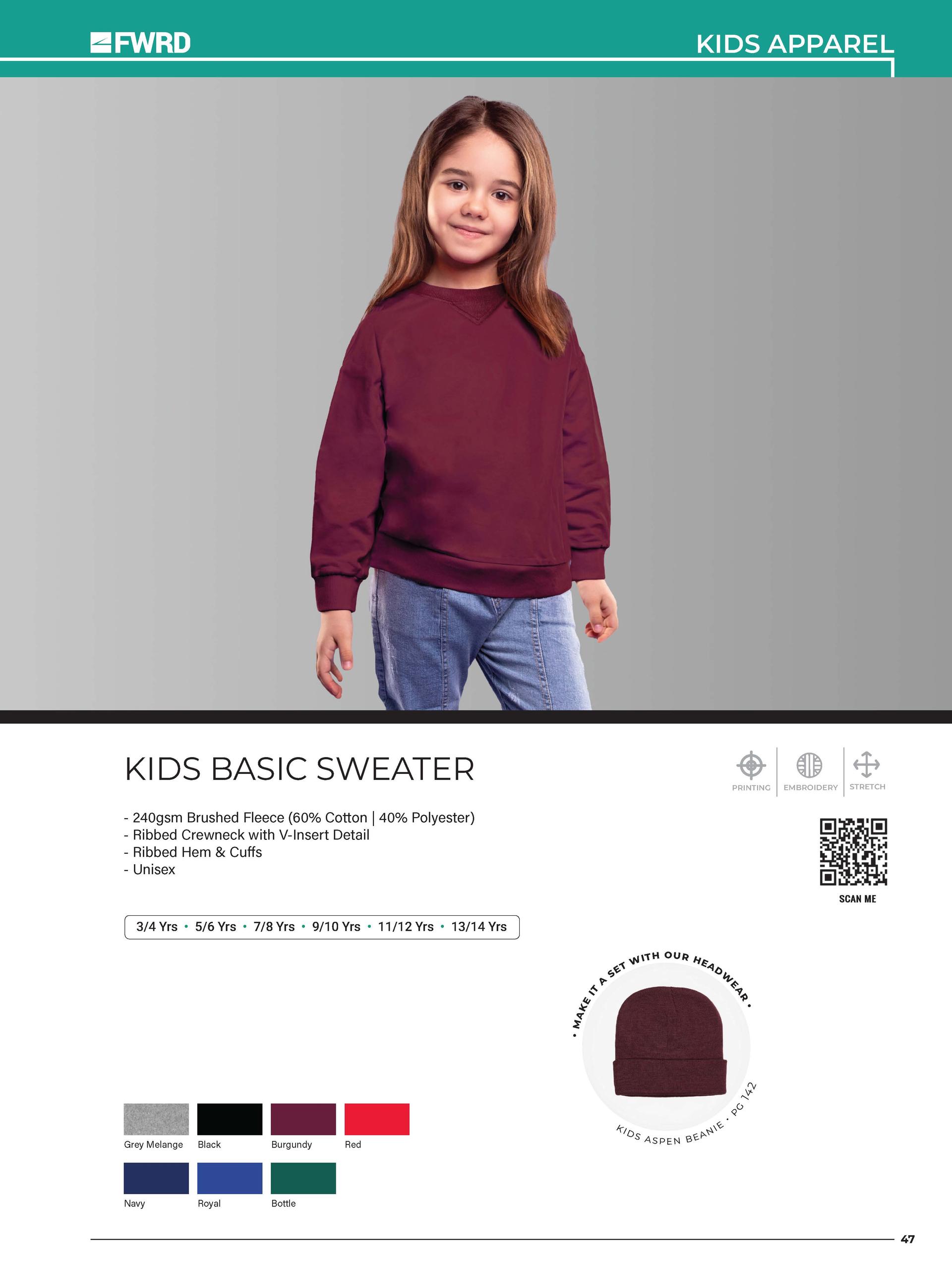 Kids Basic Sweaters — view 2
