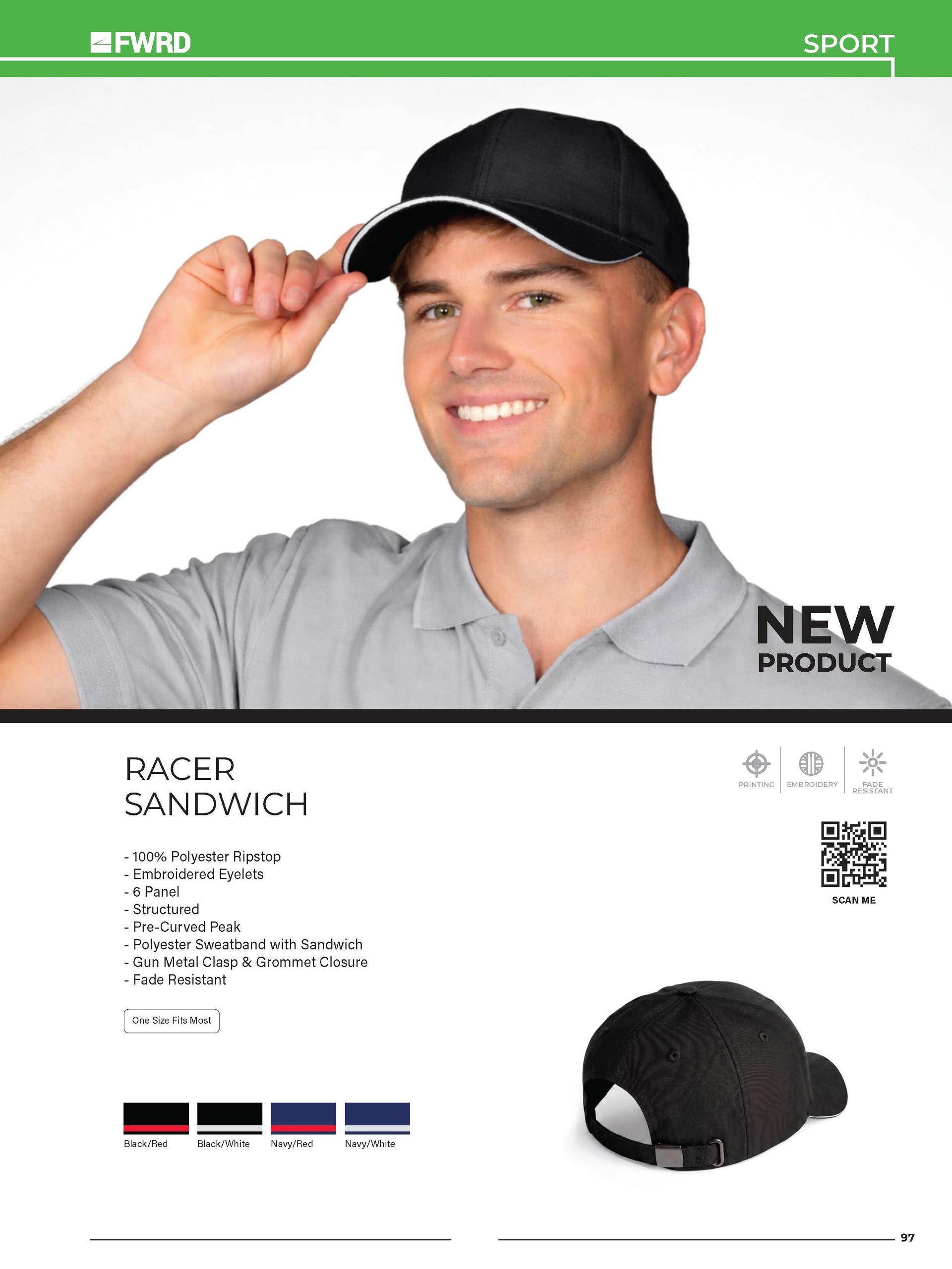 Racer Sandwich Cap — view 3