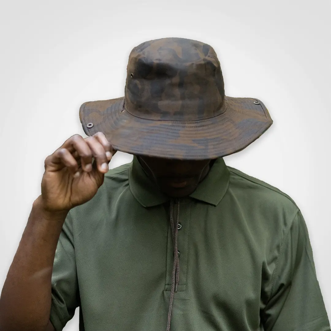 Oilskin Camo Bush Hat