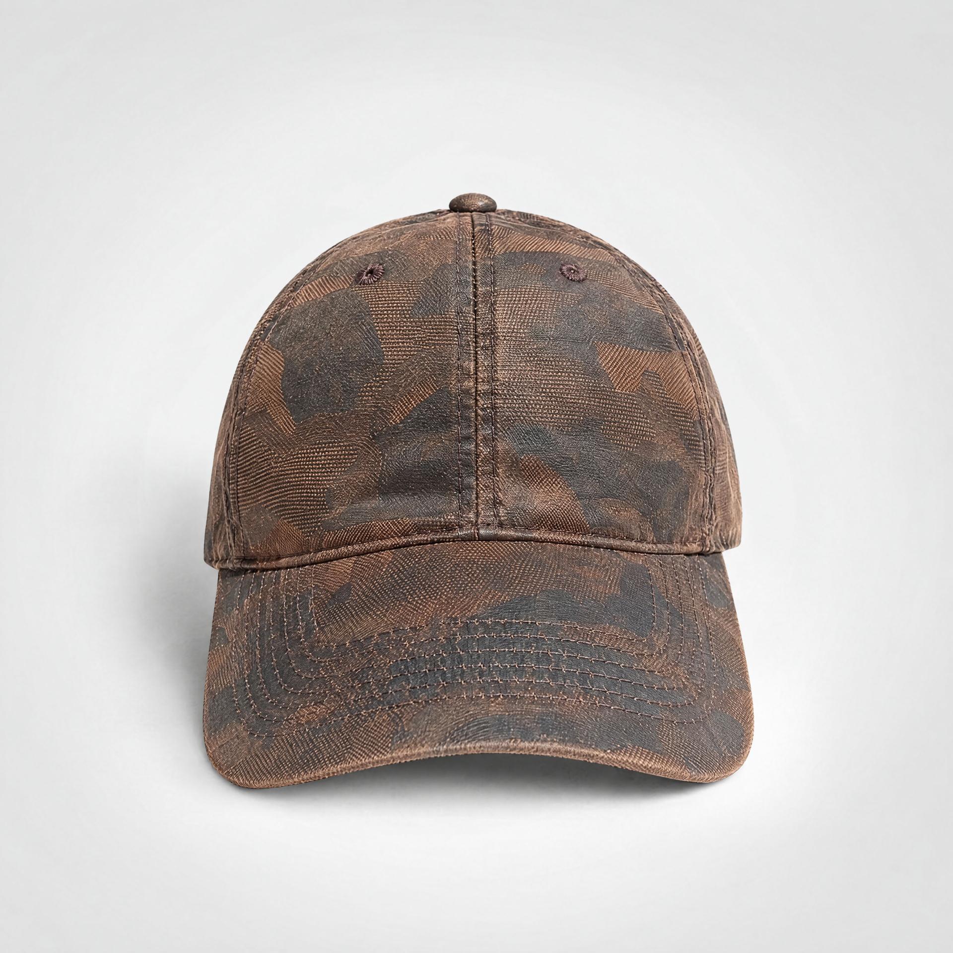 Oilskin Camo Cap