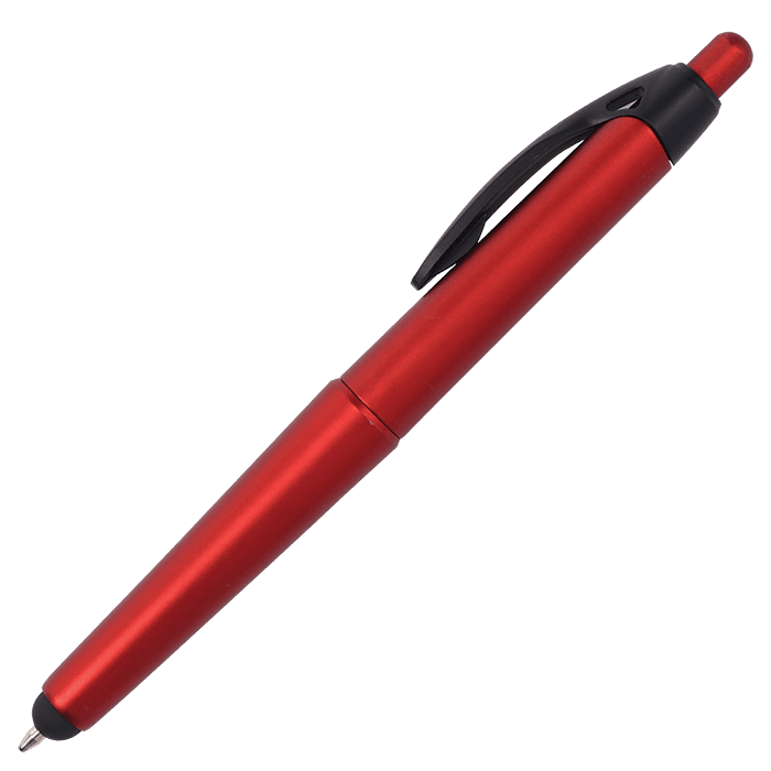 Tip Through Stylus Ballpoint Pen
