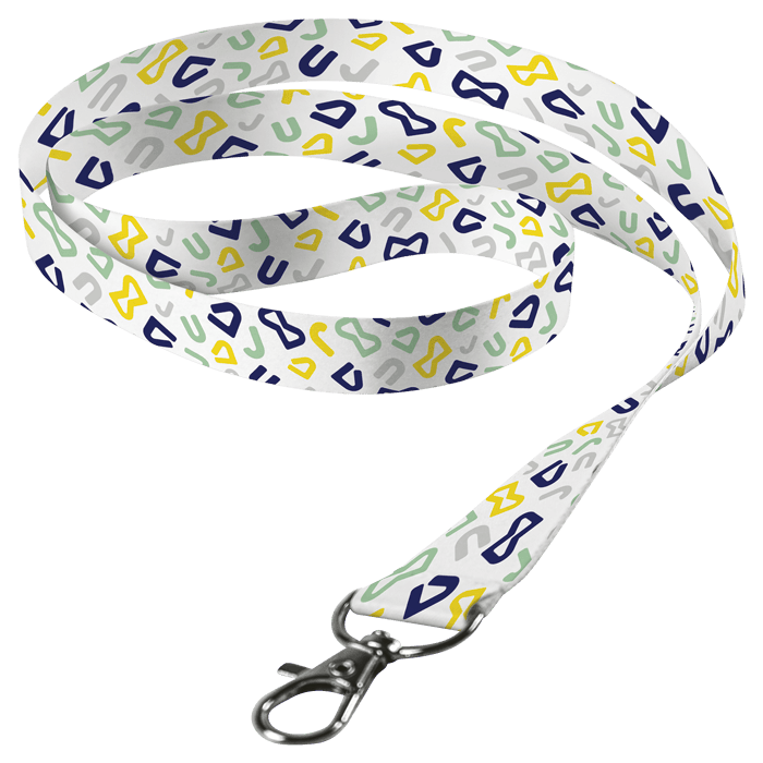 Sublimated Lanyard Double Side Sub with Lobster Ring